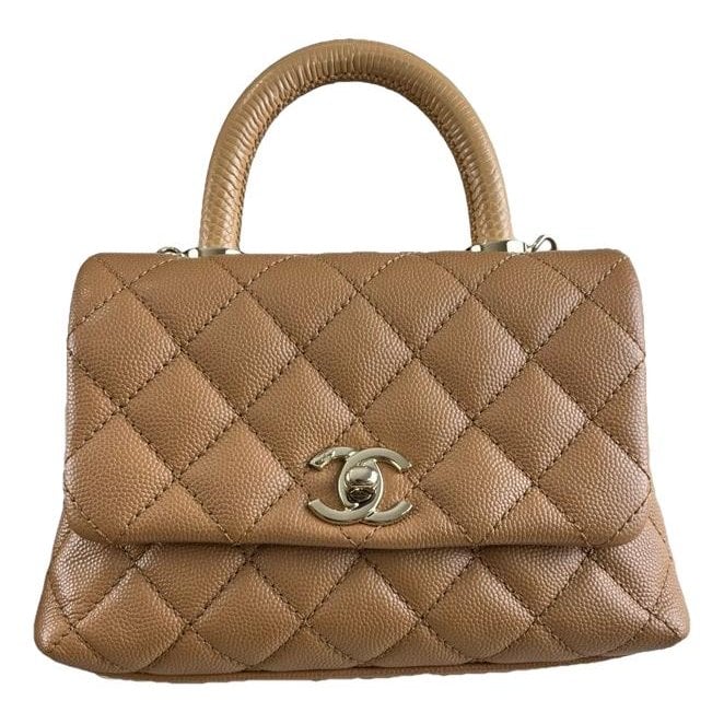 Coco Handle leather handbag