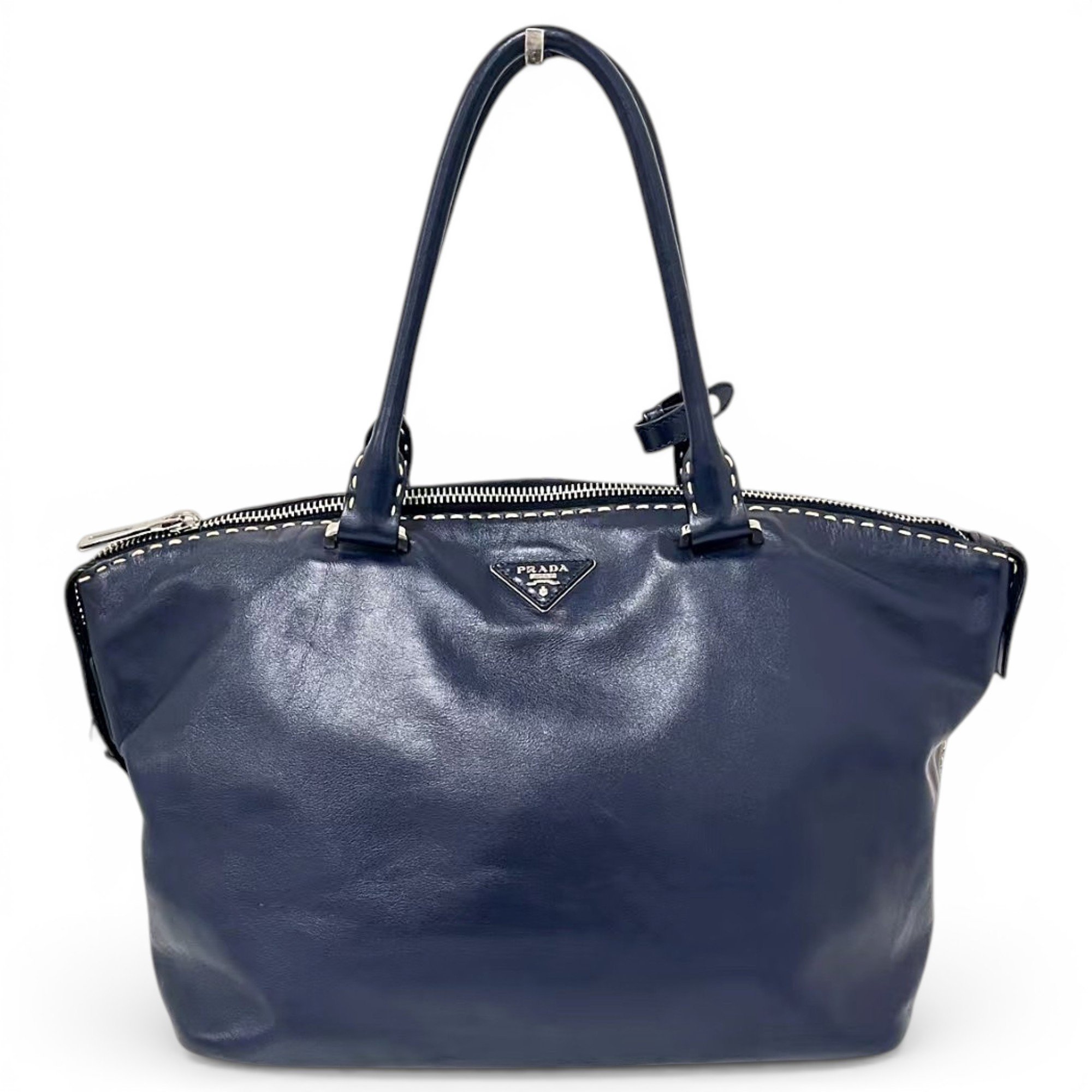 Leather handbag