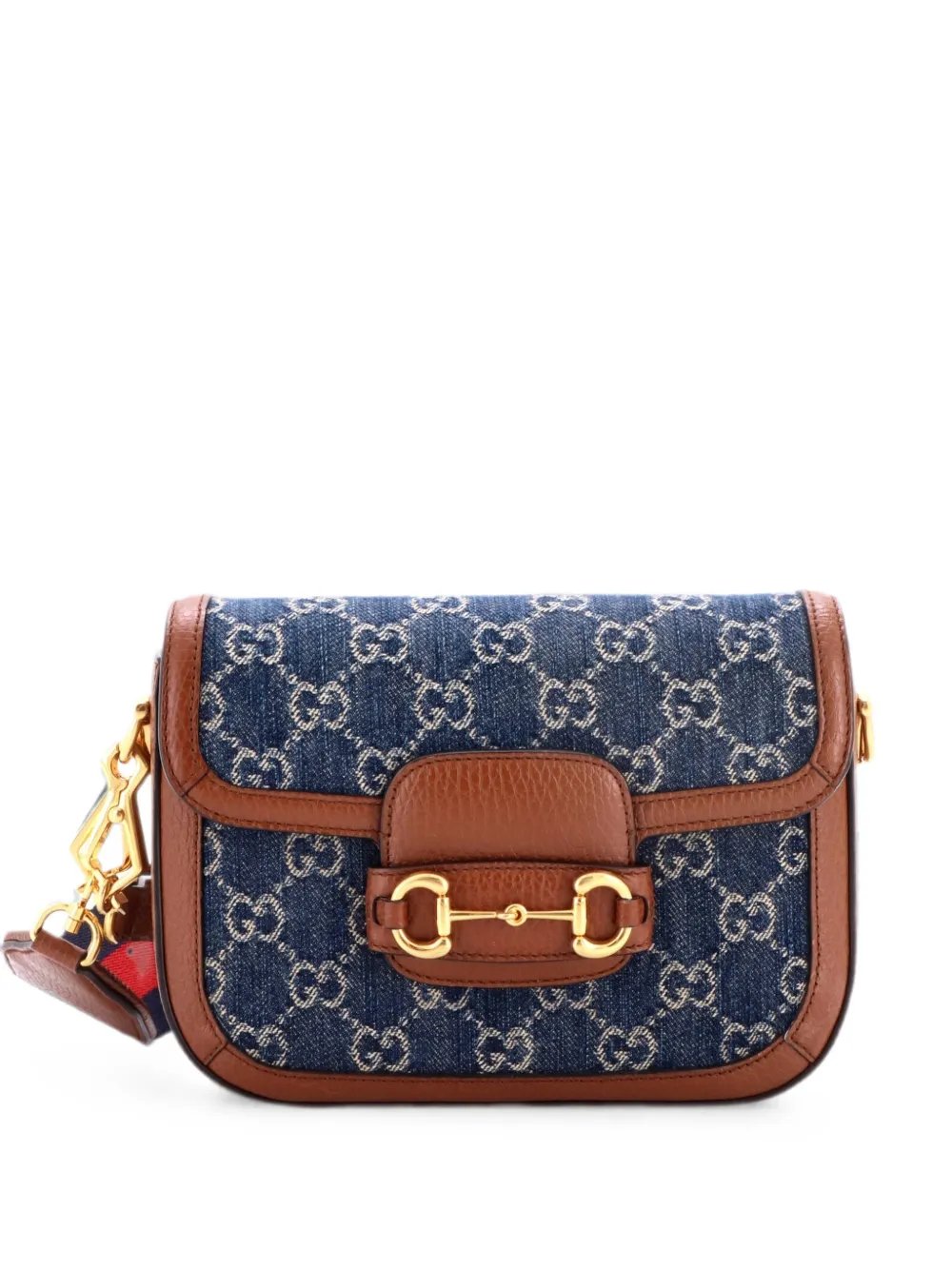 Horsebit 1955 GG Denim Mini shoulder bag