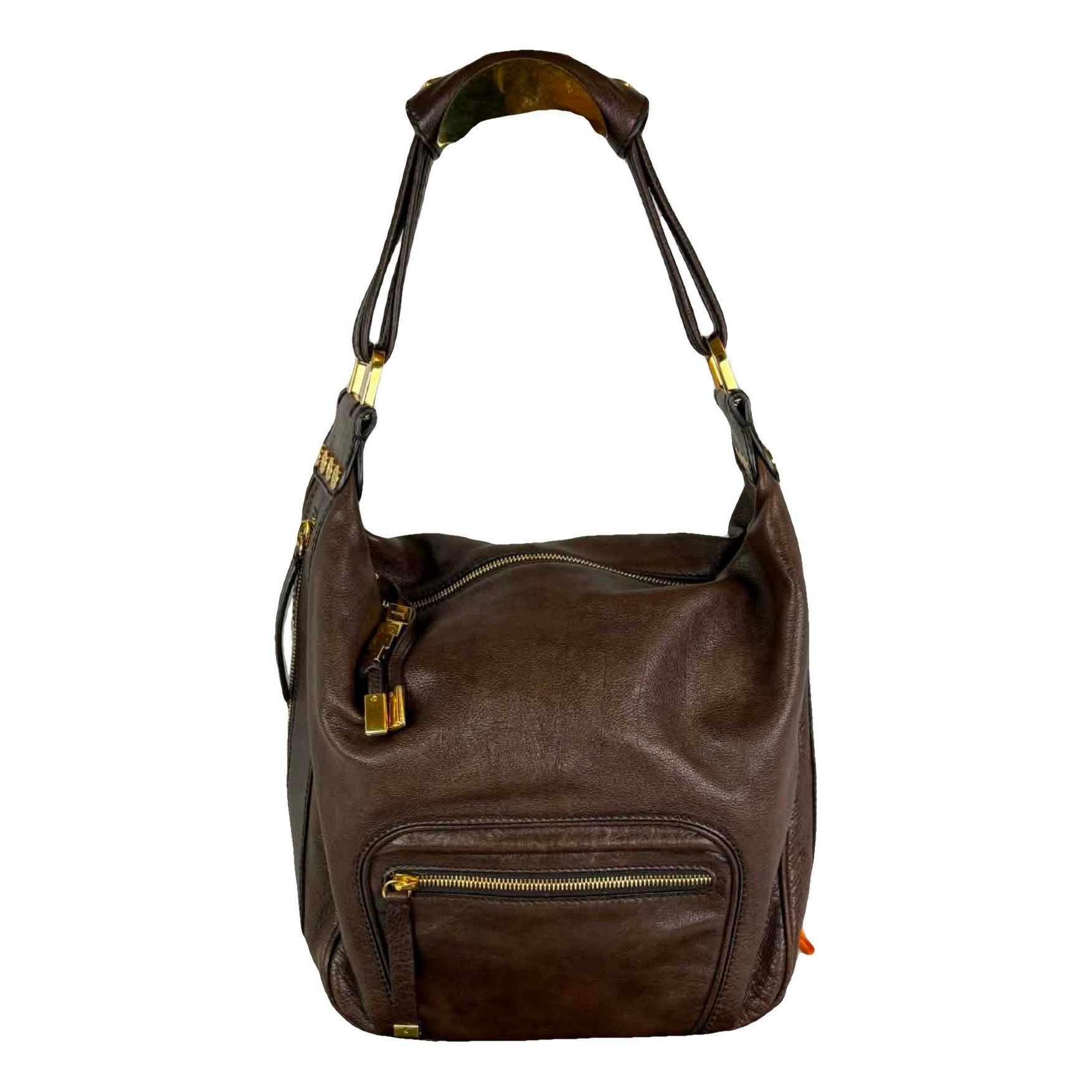 Leather handbag