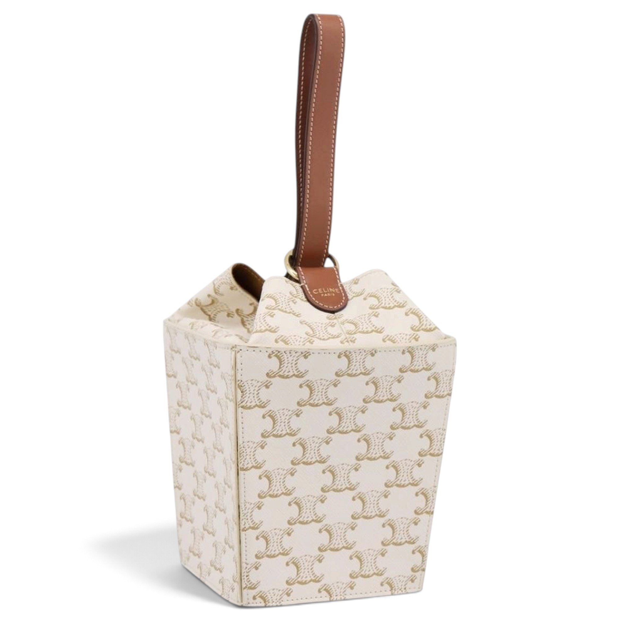 Triomphe leather handbag