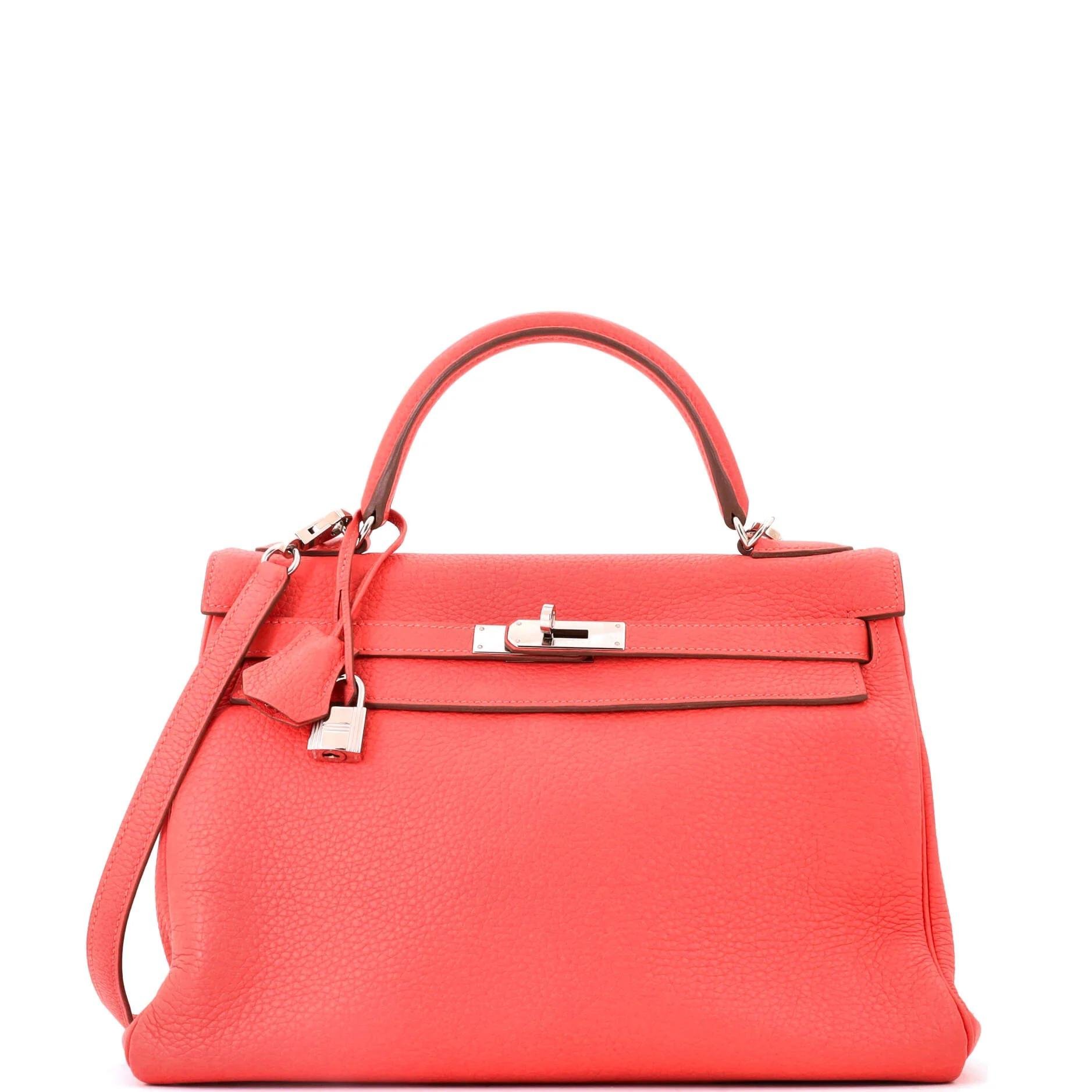 Kelly 32 leather handbag