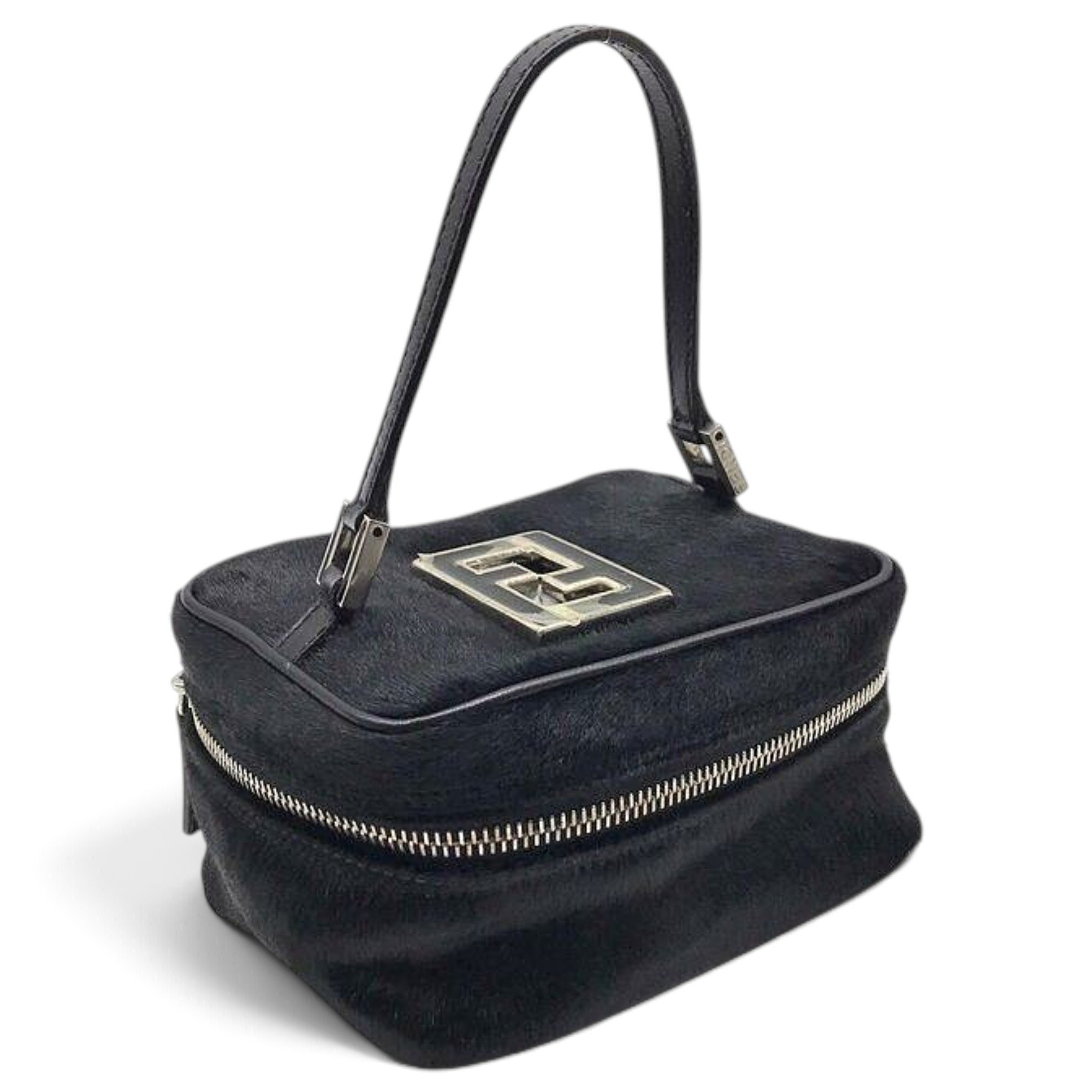 Leather vanity case