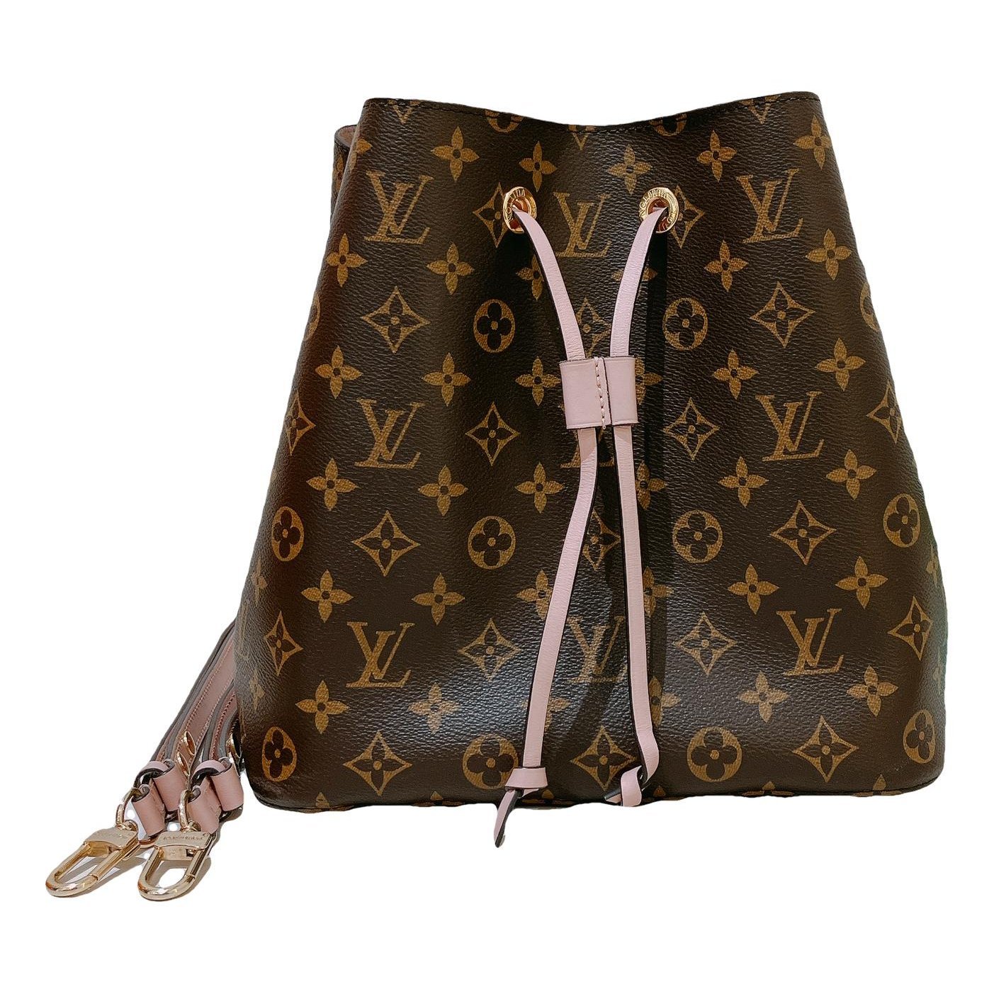 Louis Vuitton Nano Noé patent leather handbag