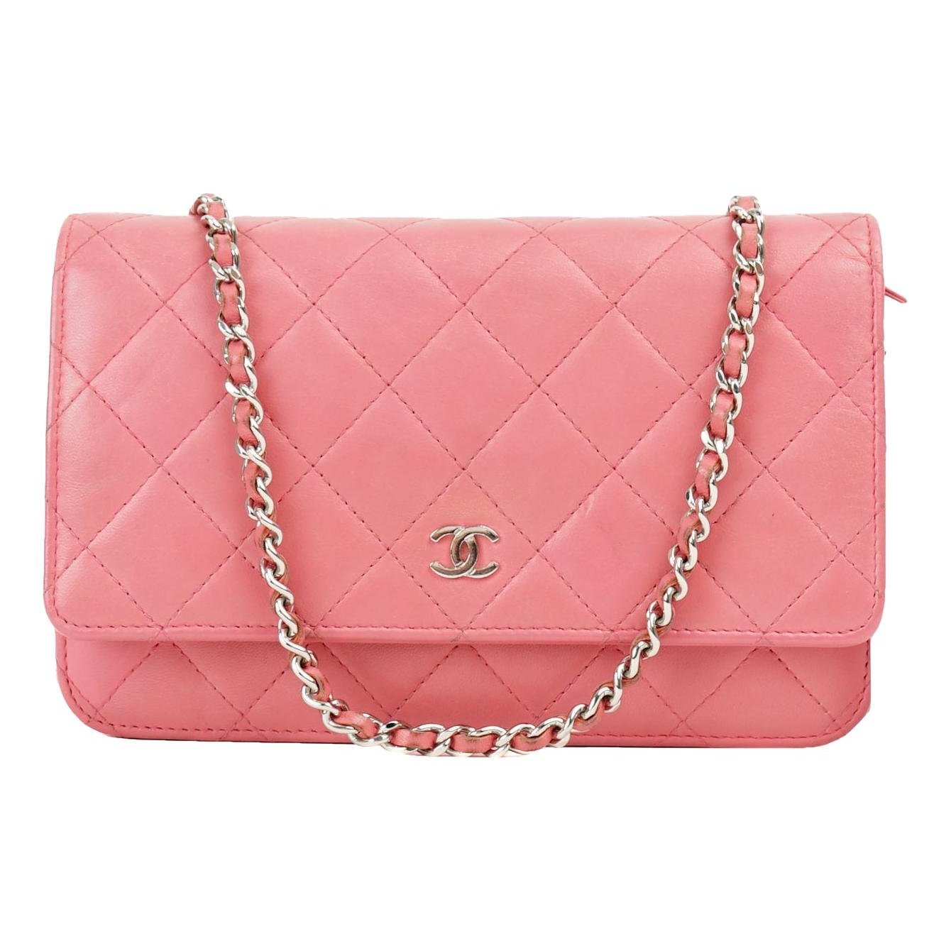 Trendy CC Wallet on Chain leather crossbody bag