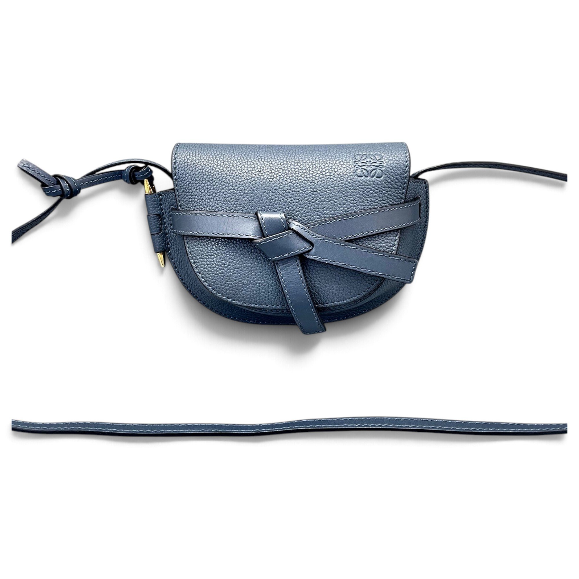 Gate leather crossbody bag