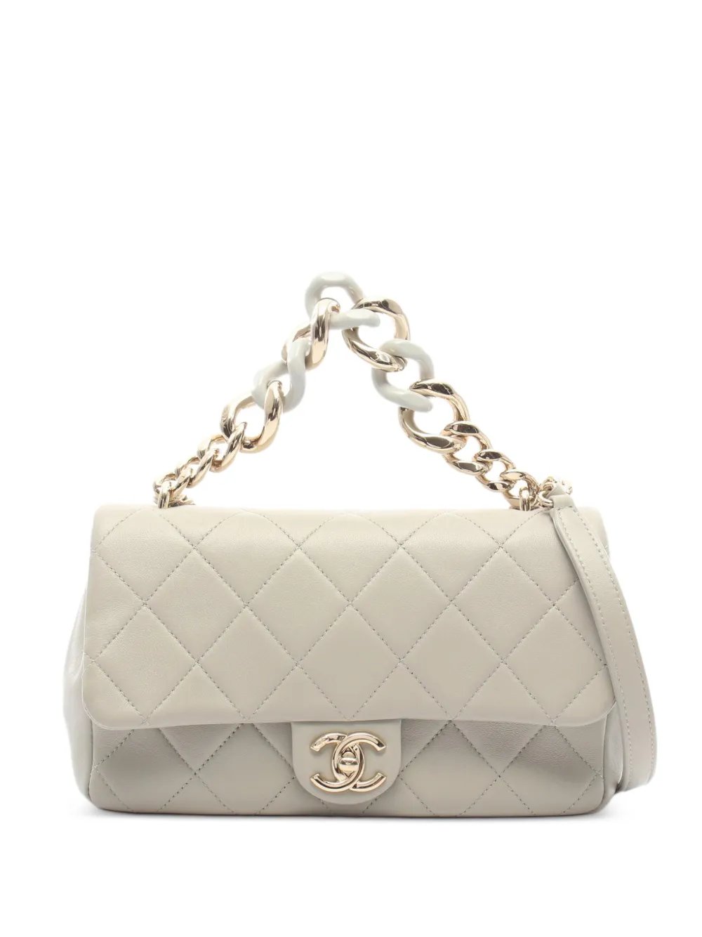 2021s large diamond-quilted flap shoulder bag