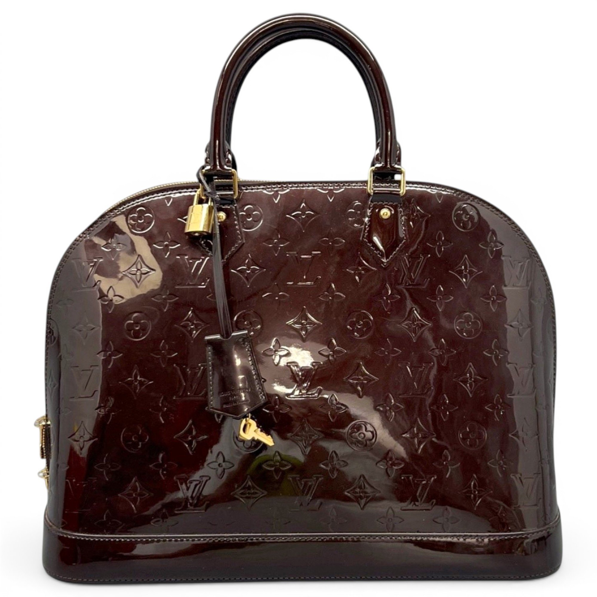 Alma patent leather handbag