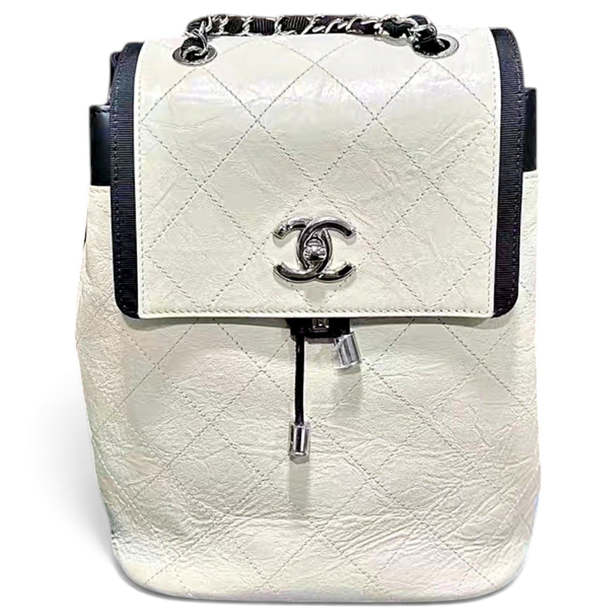 Leather backpack