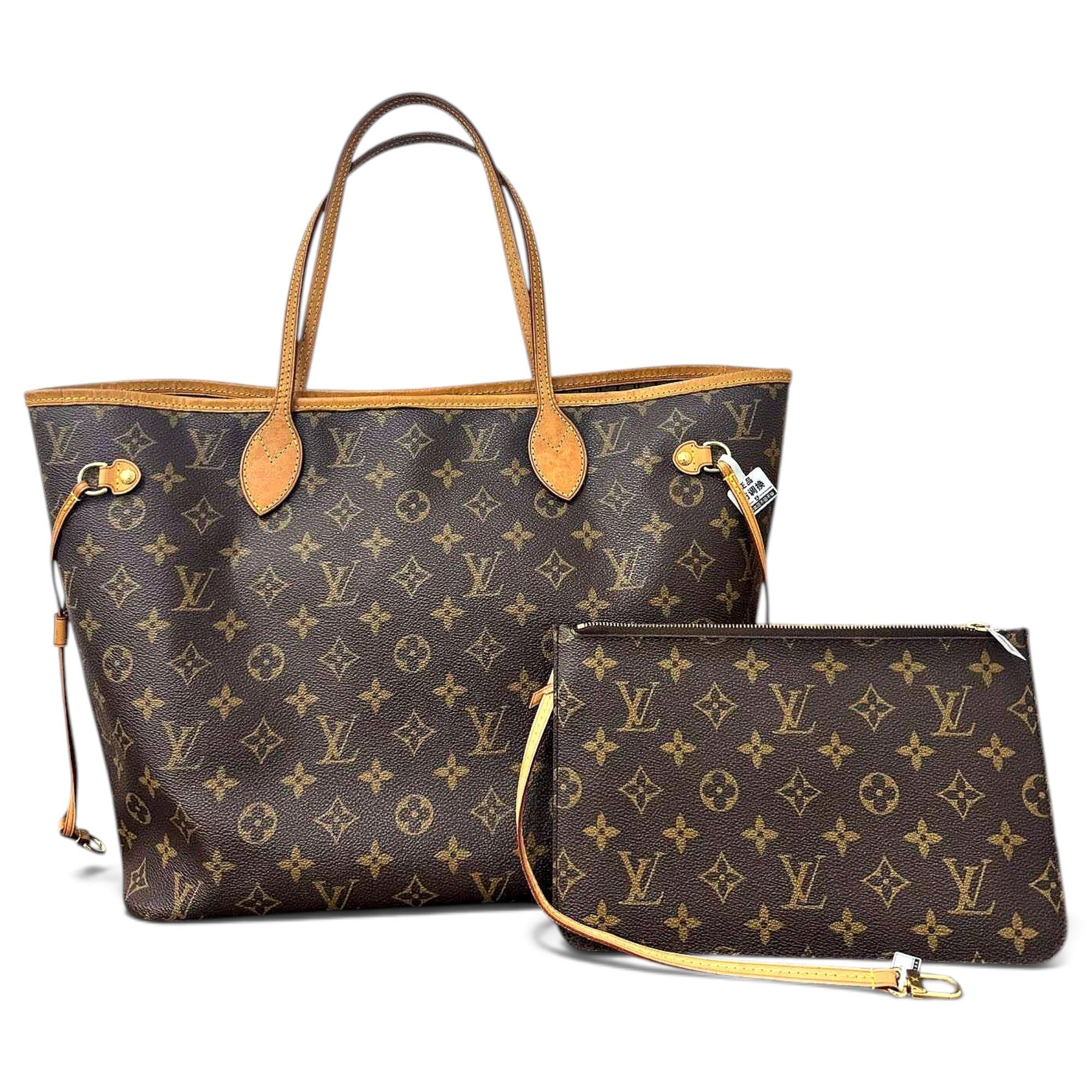 Neverfull leather handbag