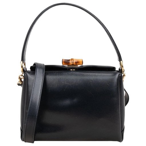 Bamboo leather handbag
