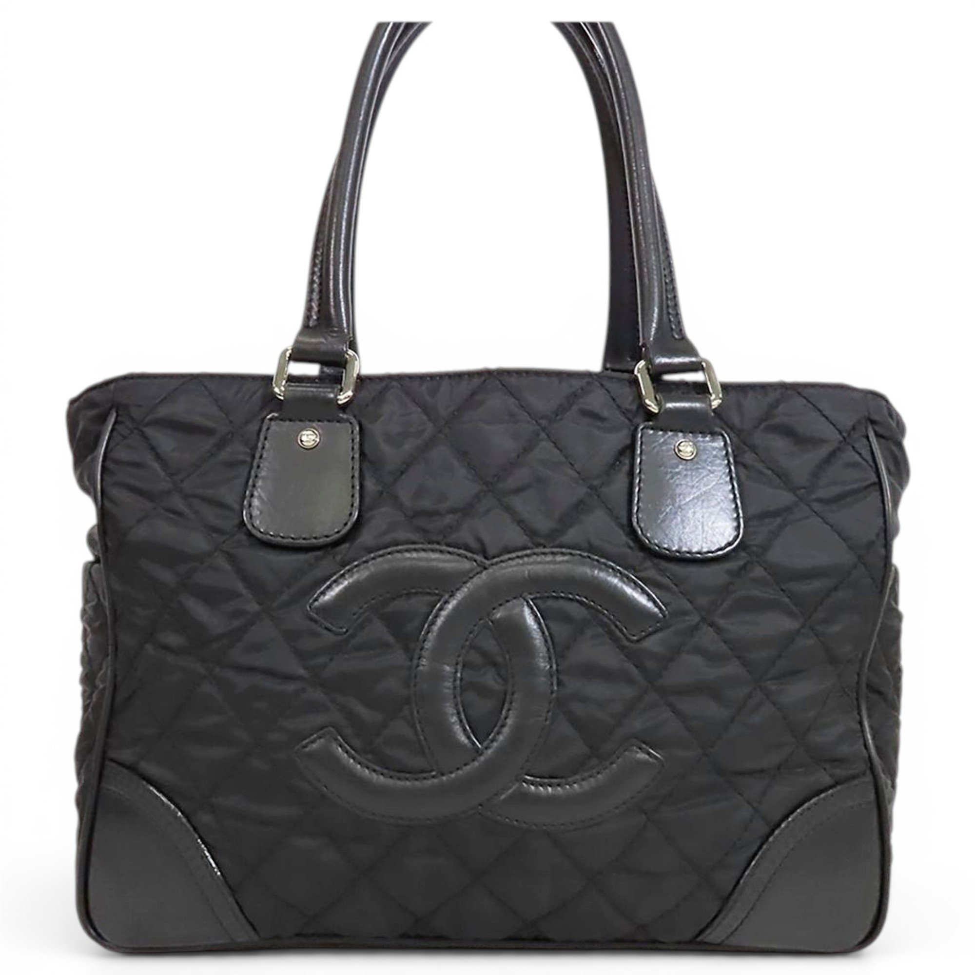 Leather tote