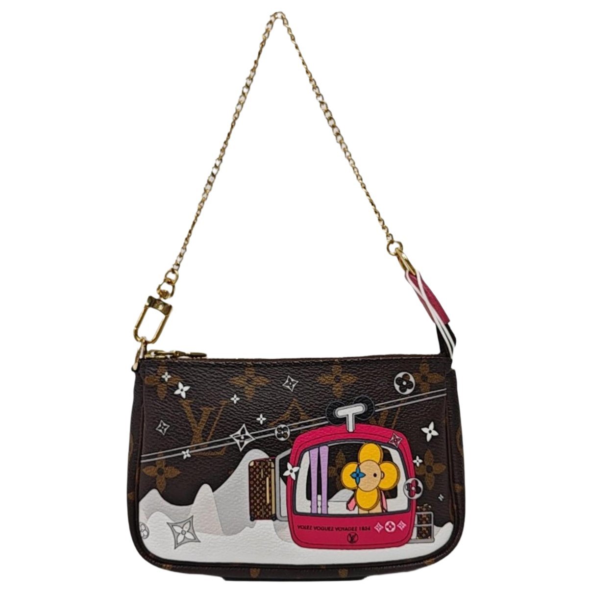 Maxi Multi Pochette Accessoires leather handbag