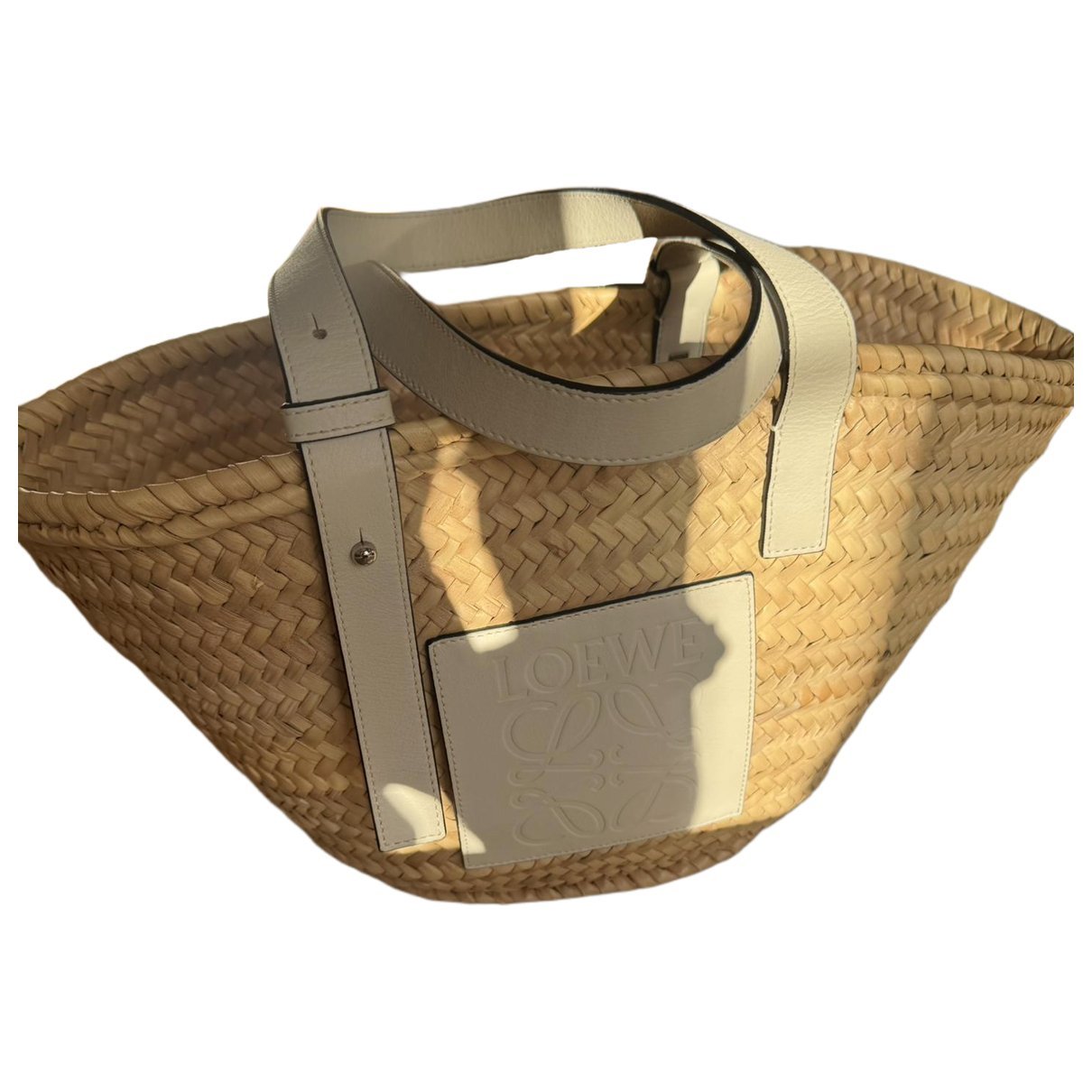 Basket Bag tweed tote