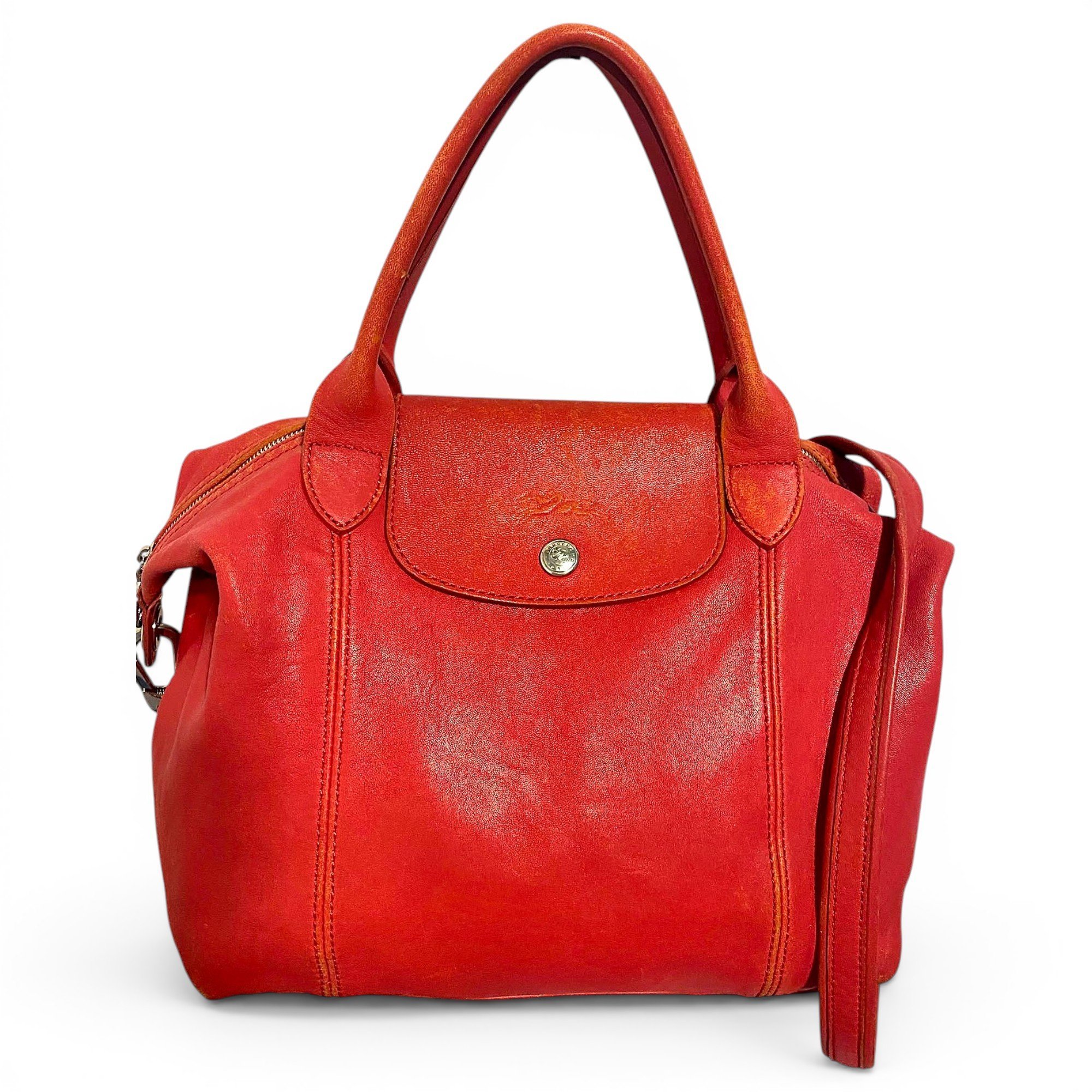 Pliage leather handbag