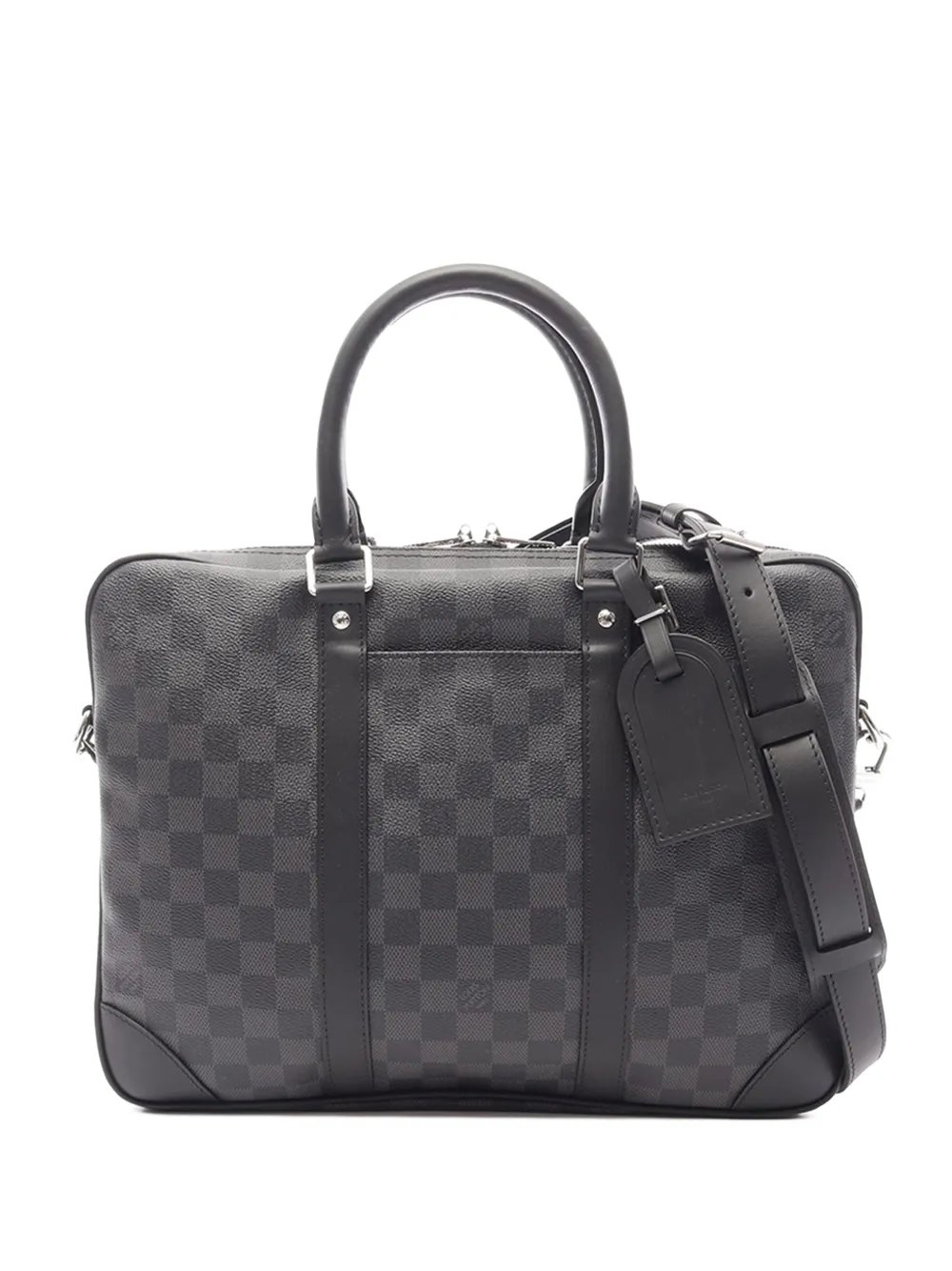 2021-2026 Damier Graphite Porte Documents Voyage PM business bag