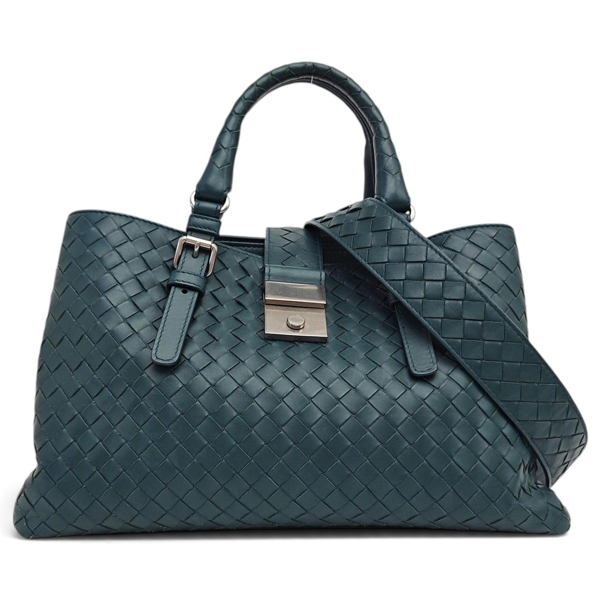 Bottega Veneta Roma leather handbag