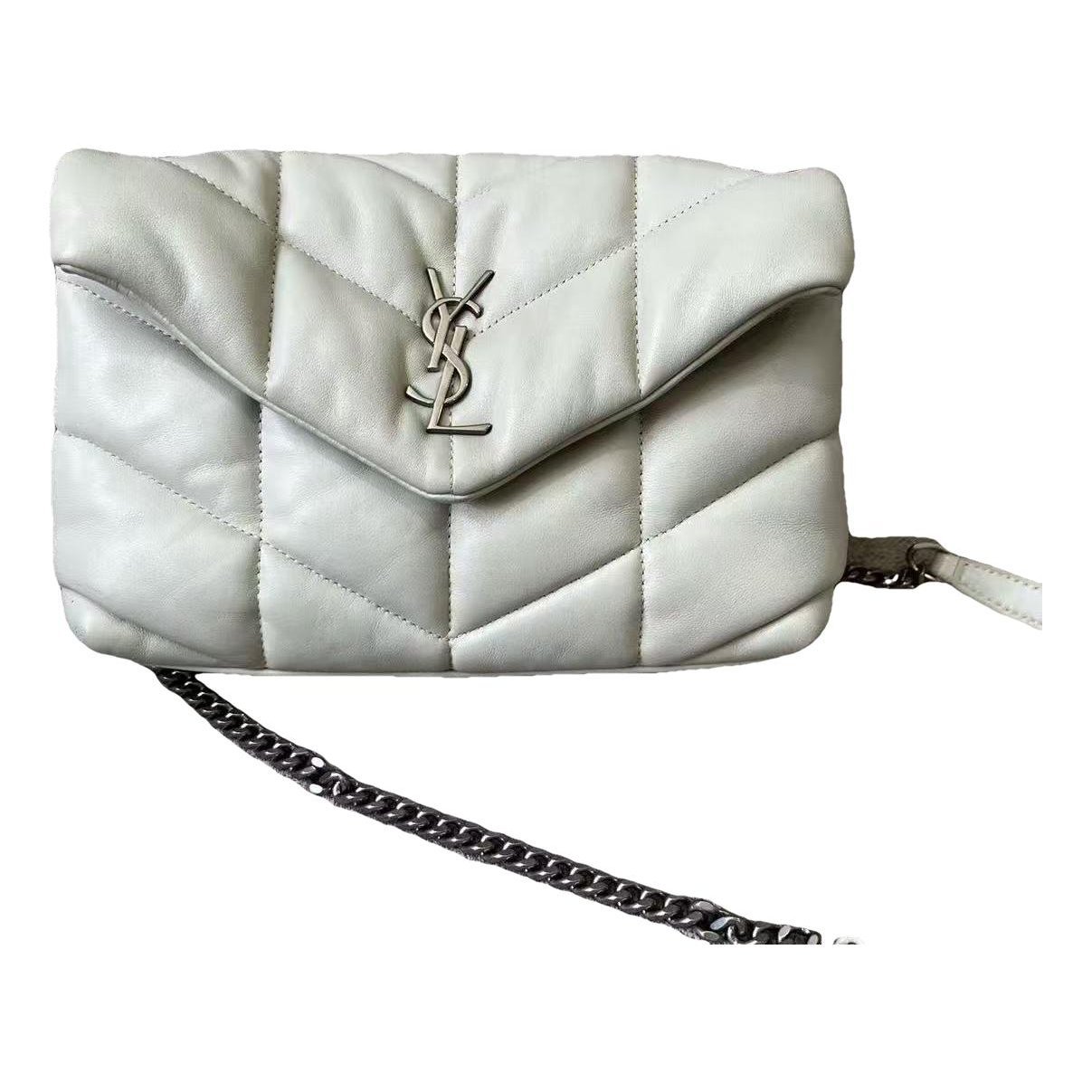 Loulou Puffer leather crossbody bag