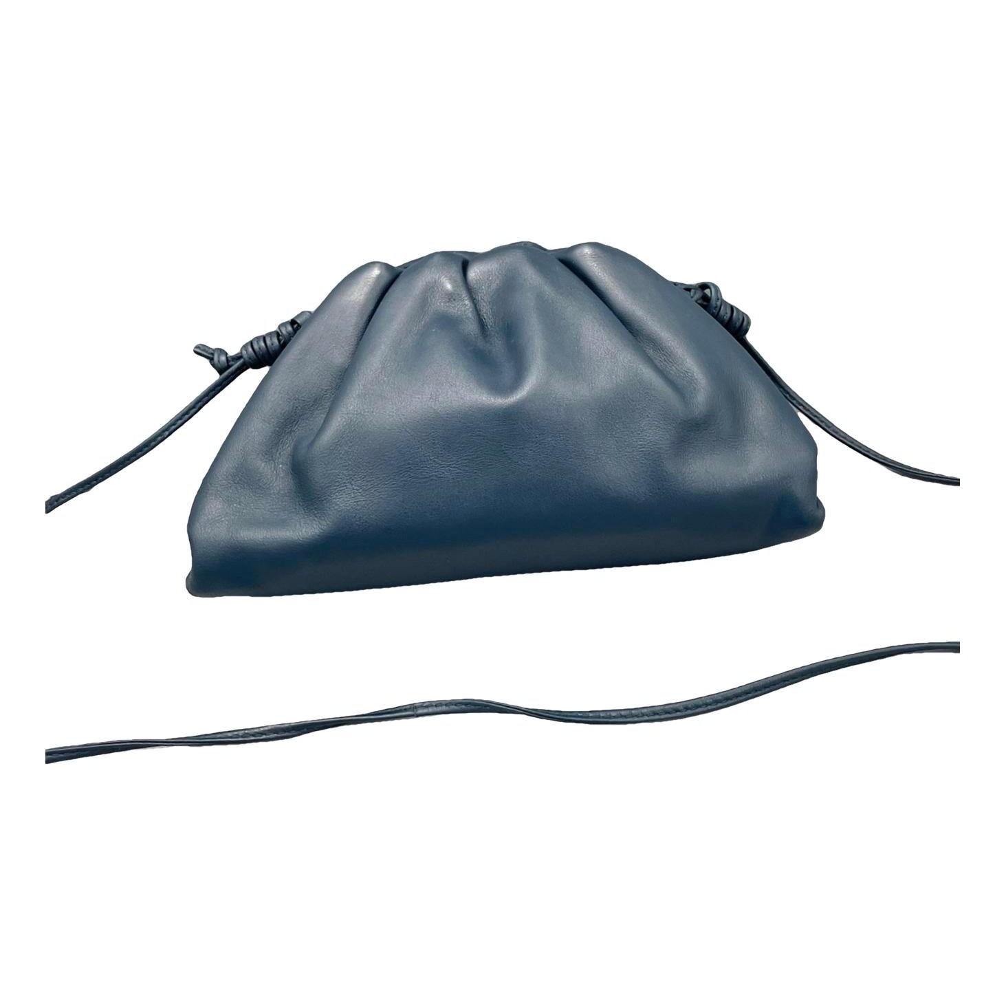 Pouch leather handbag