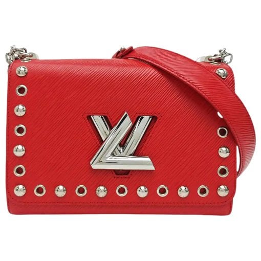 Twist leather handbag