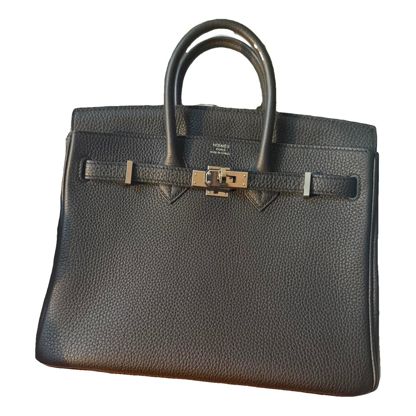 Birkin 25 leather handbag