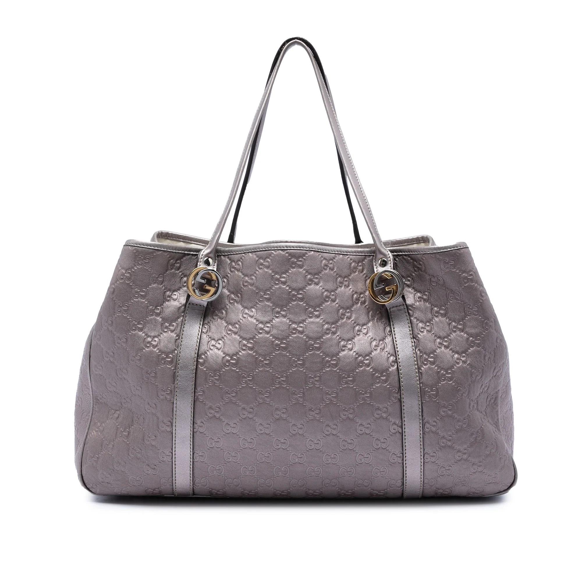 Leather tote
