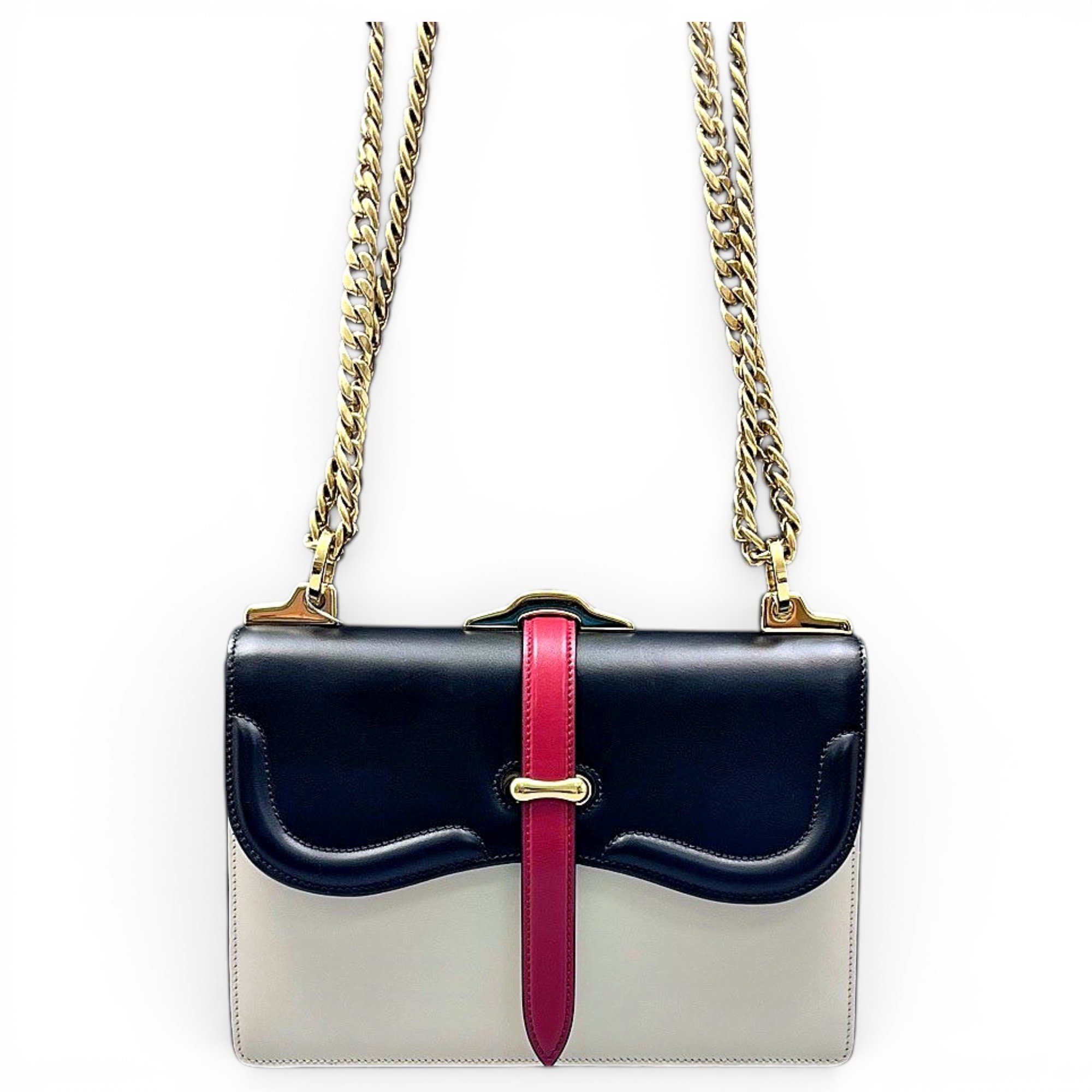 Prada Belle leather handbag