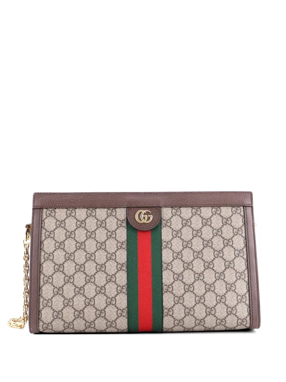 Ophidia Chain GG Coated Canvas Medium shoulder bag