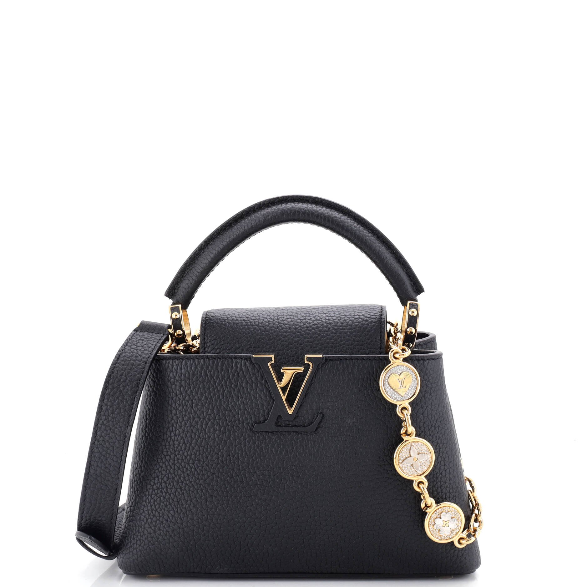 My Capucines Chain Bag Taurillion Leather Small