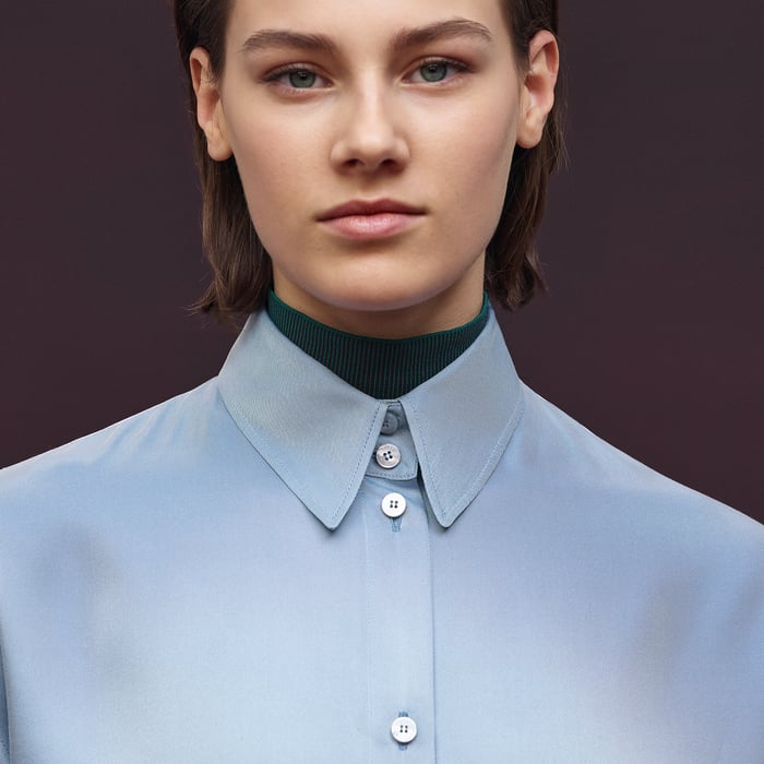 Bleu Quartz Equestrian Shirt