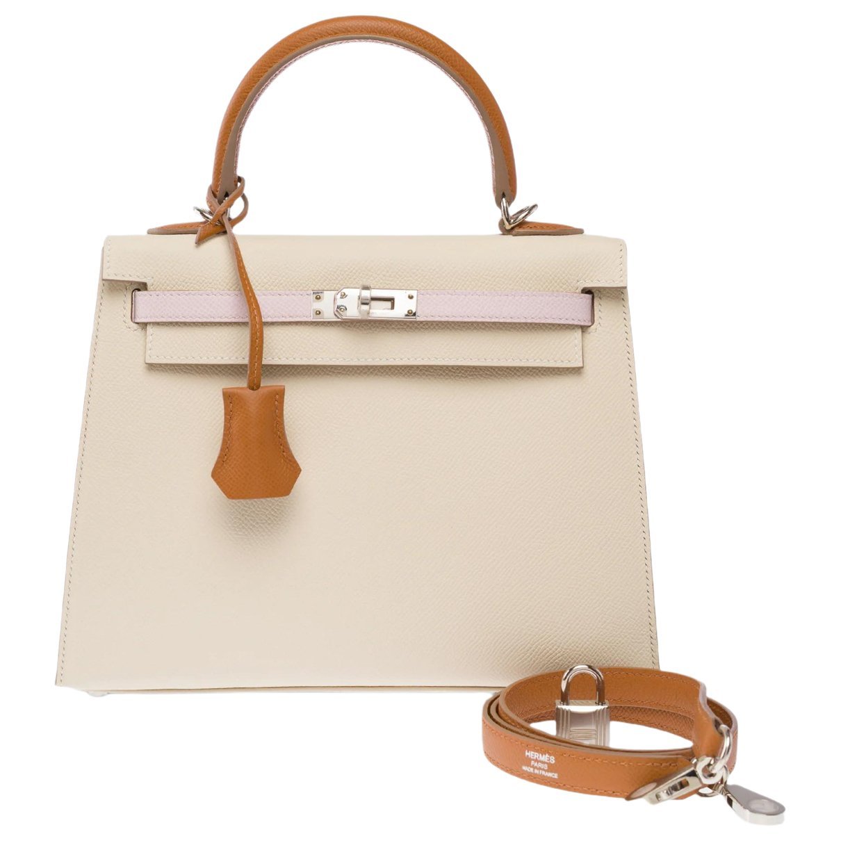 Kelly 25 leather handbag