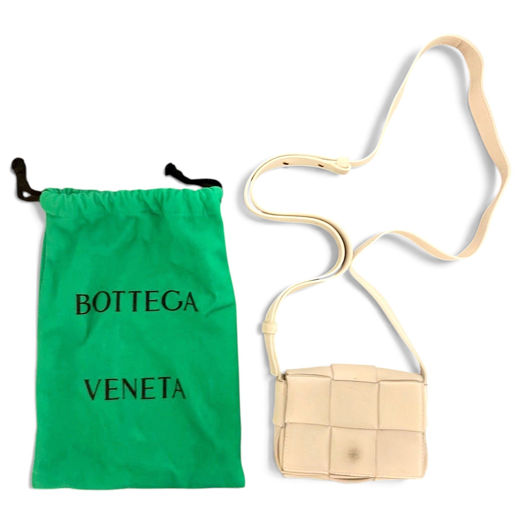 Cassette leather crossbody bag