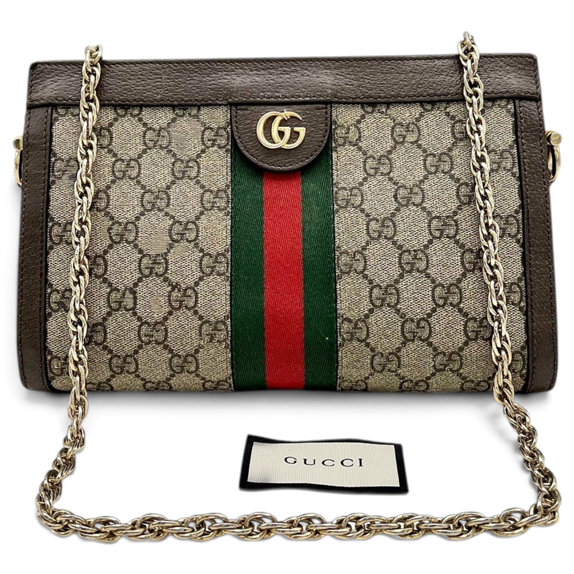 Ophidia leather handbag