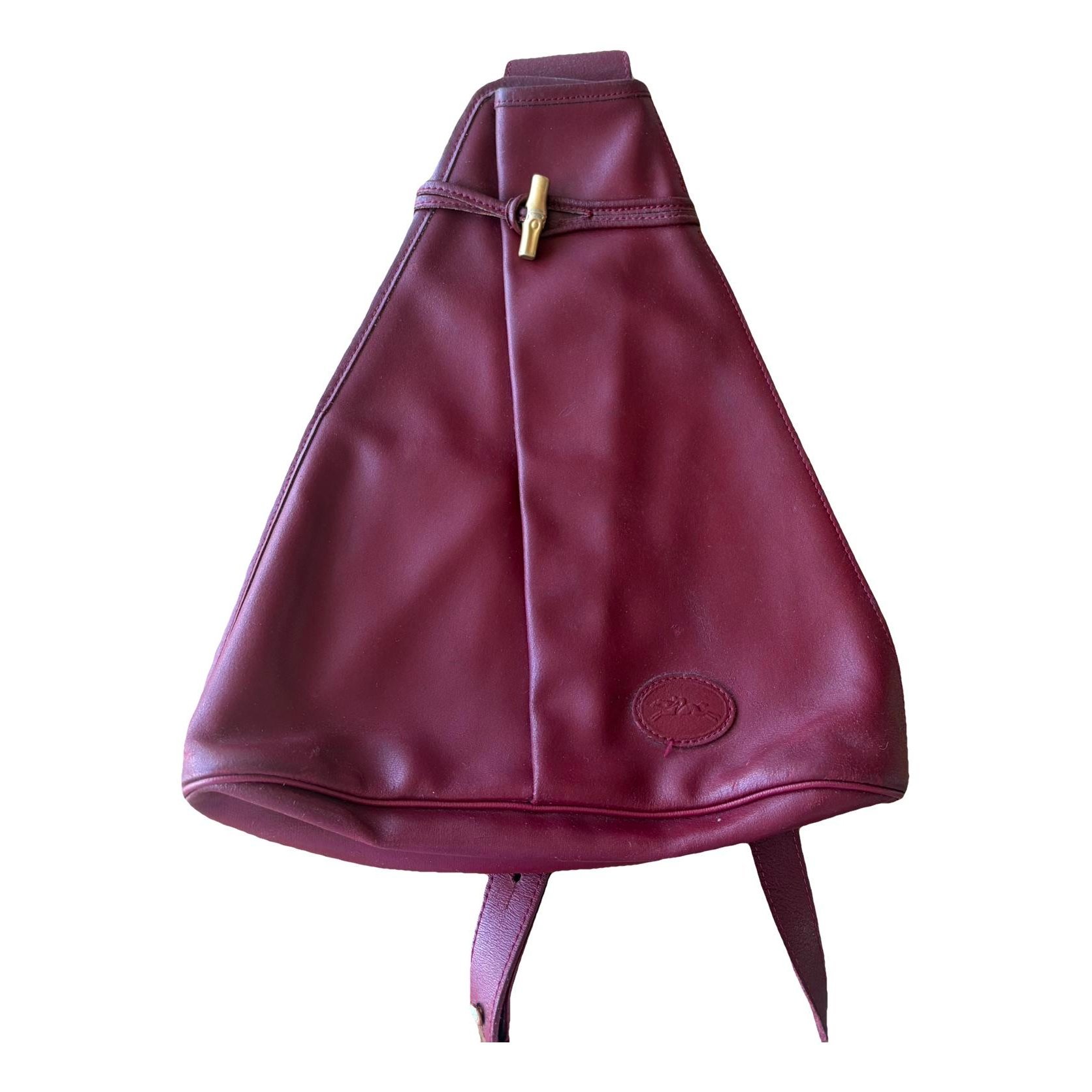 Leather backpack