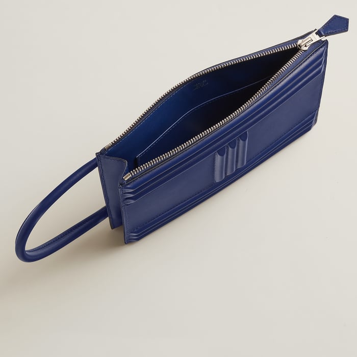 블루 사피흐 Hermes Cadenas 클러치