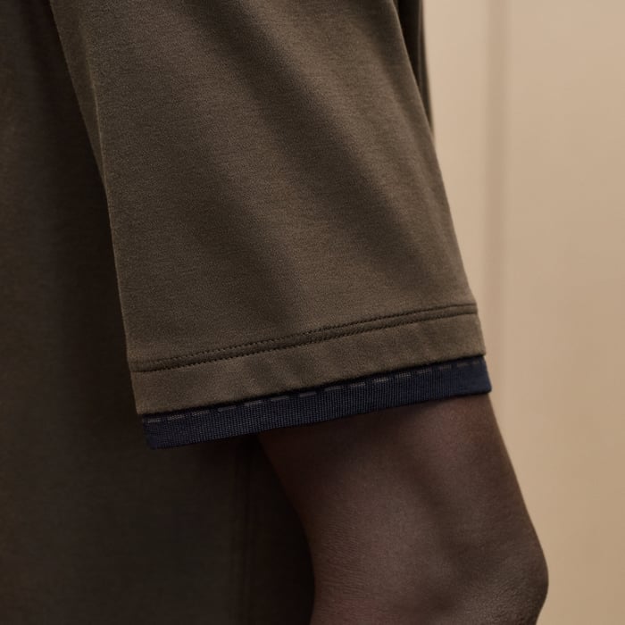 Taupe "Sellier" T-shirt