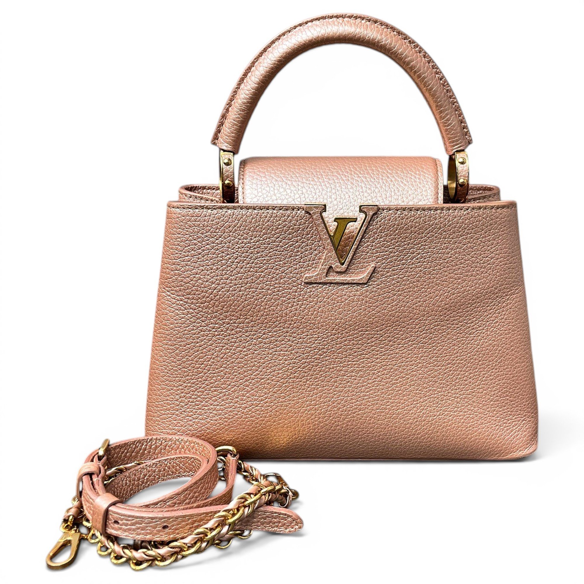 Capucines leather handbag