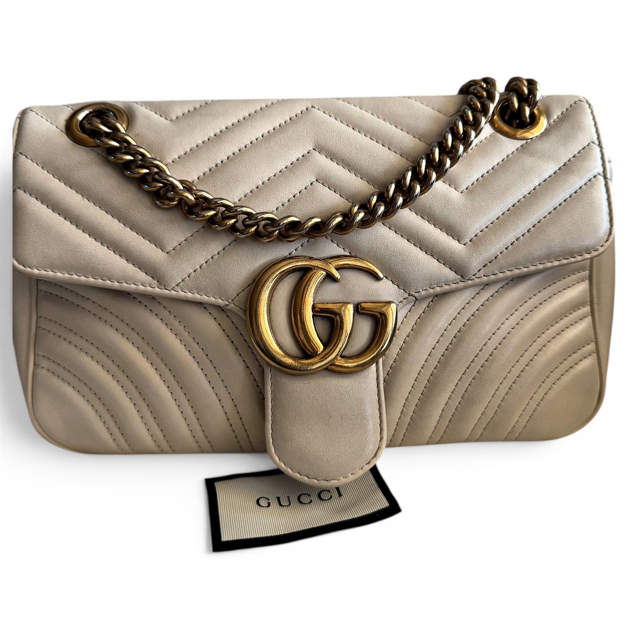 Marmont leather clutch bag