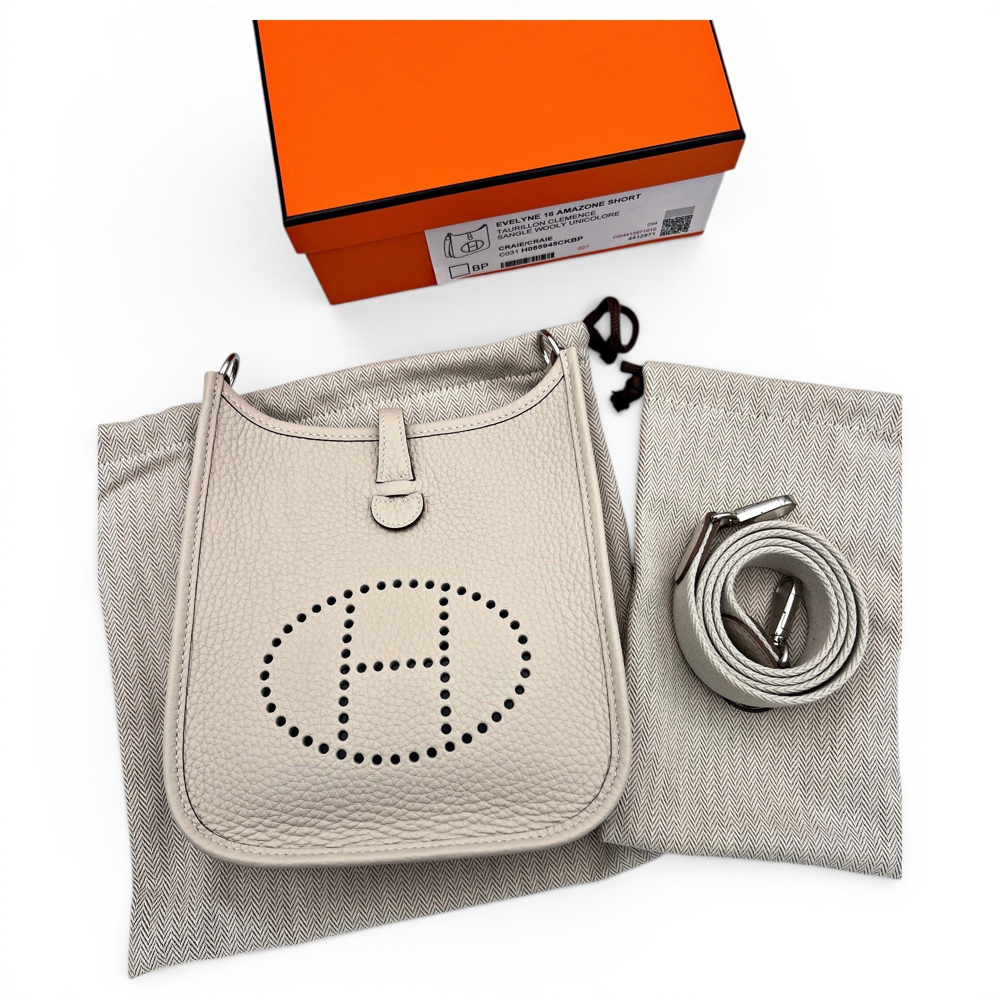 Mini Evelyne leather handbag