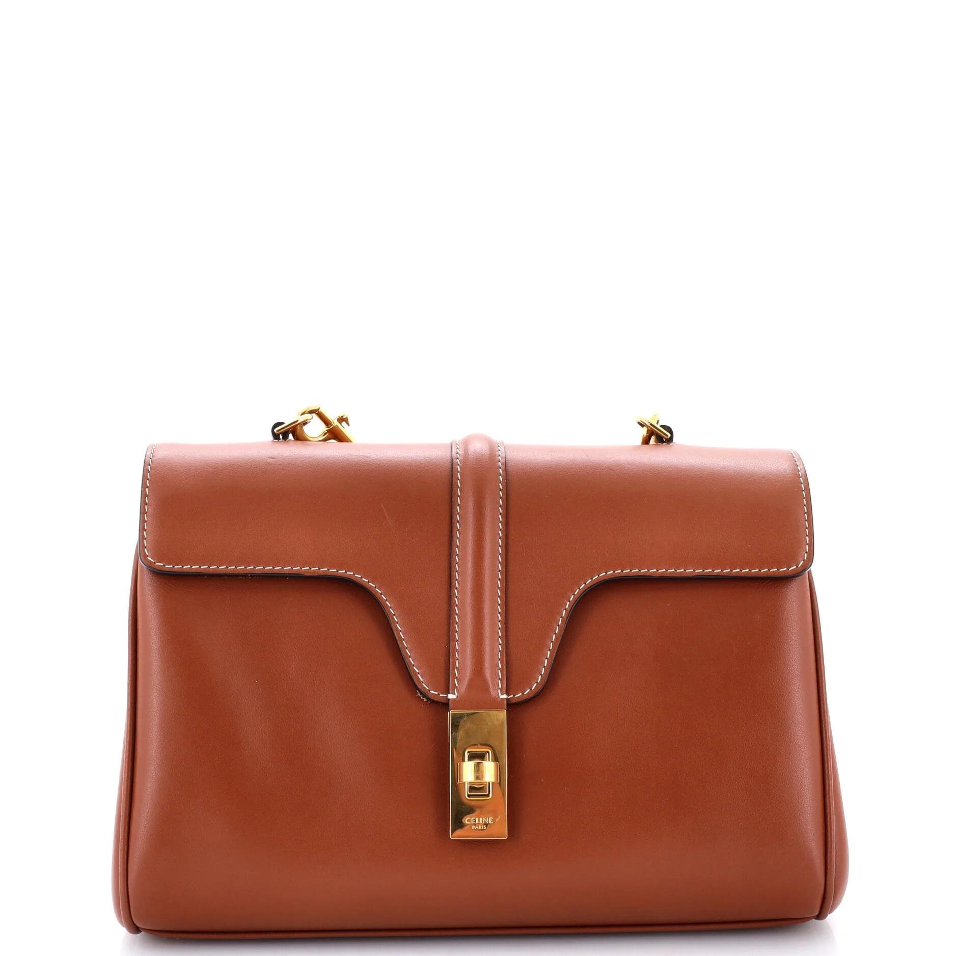 Leather handbag
