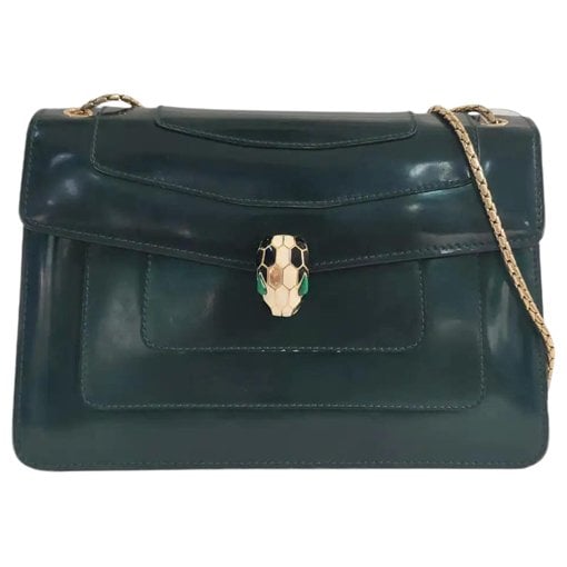 Patent leather handbag