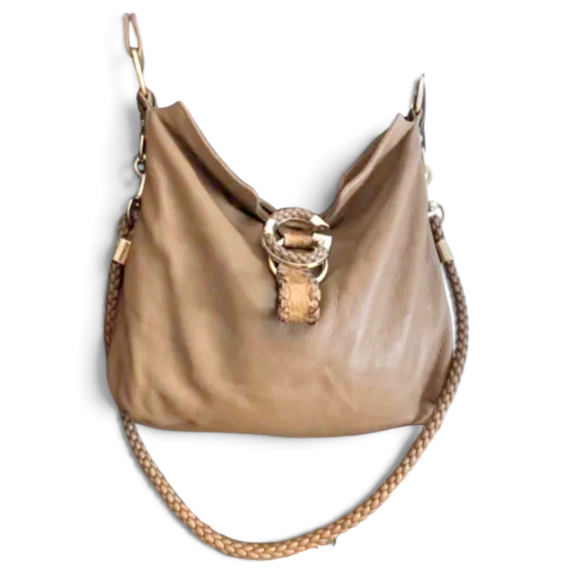 Leather travel bag