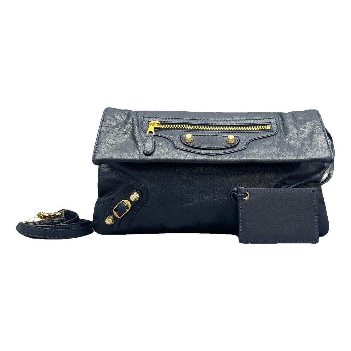Envelop leather handbag