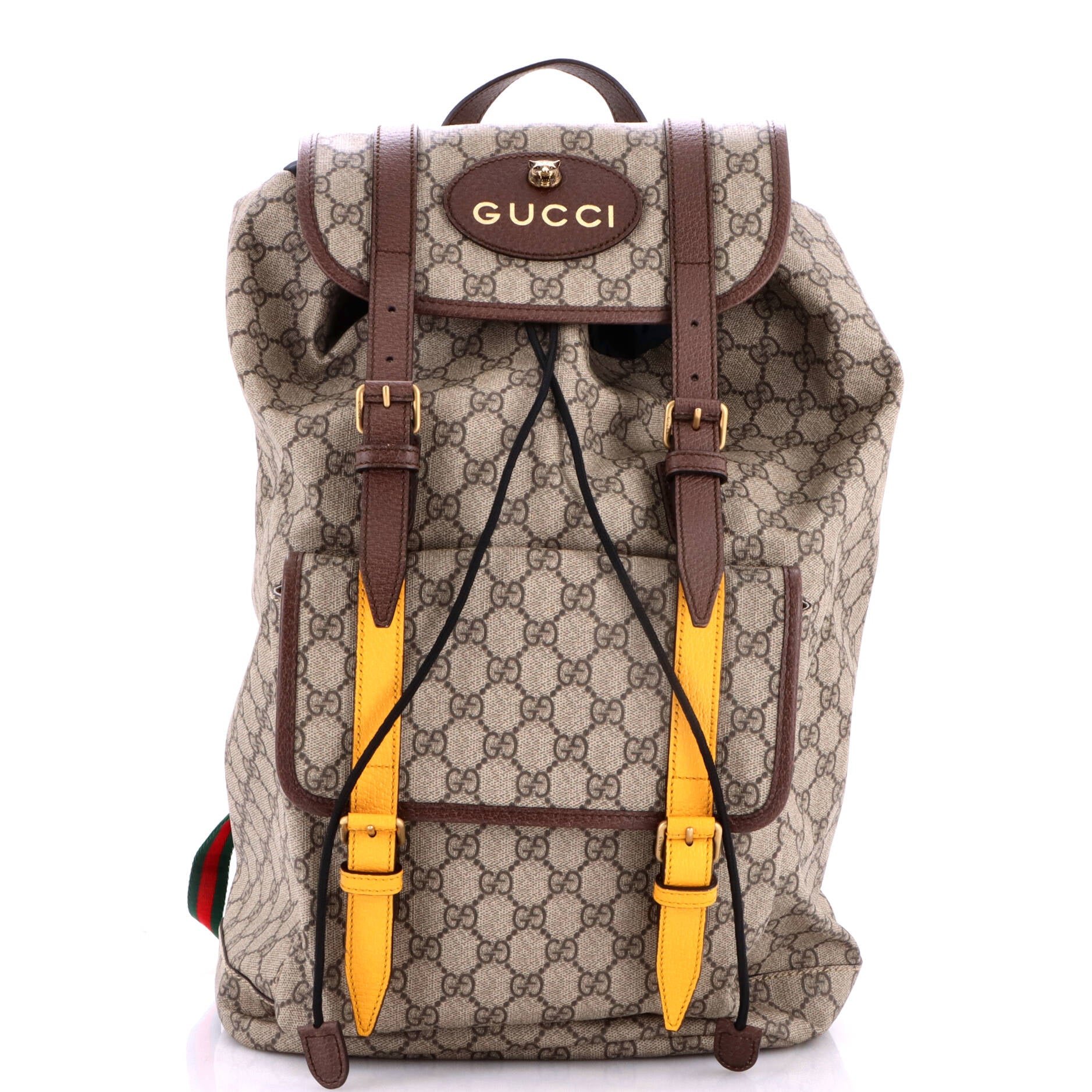 Courrier Soft Backpack GG Coated Canvas Large