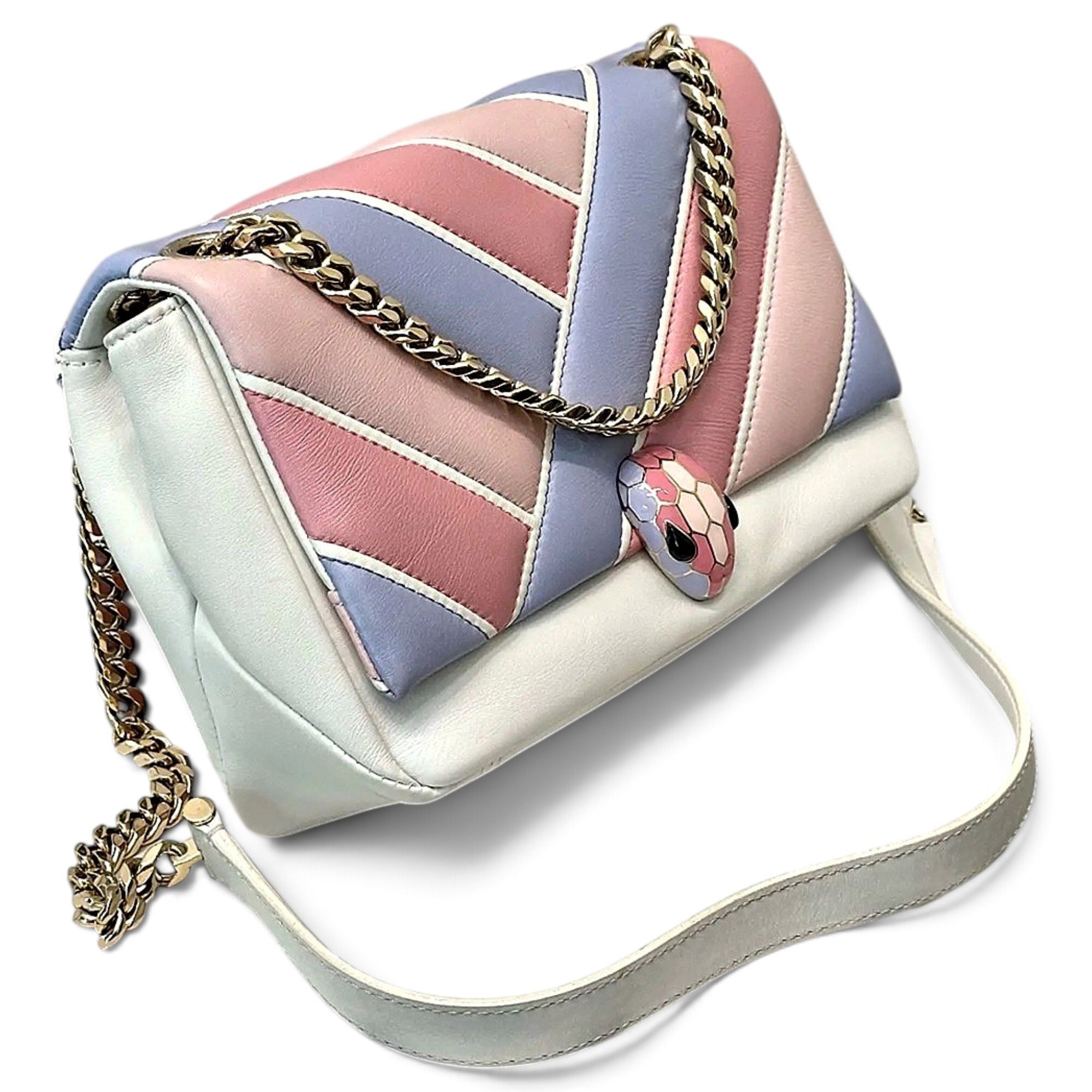 Serpenti leather crossbody bag