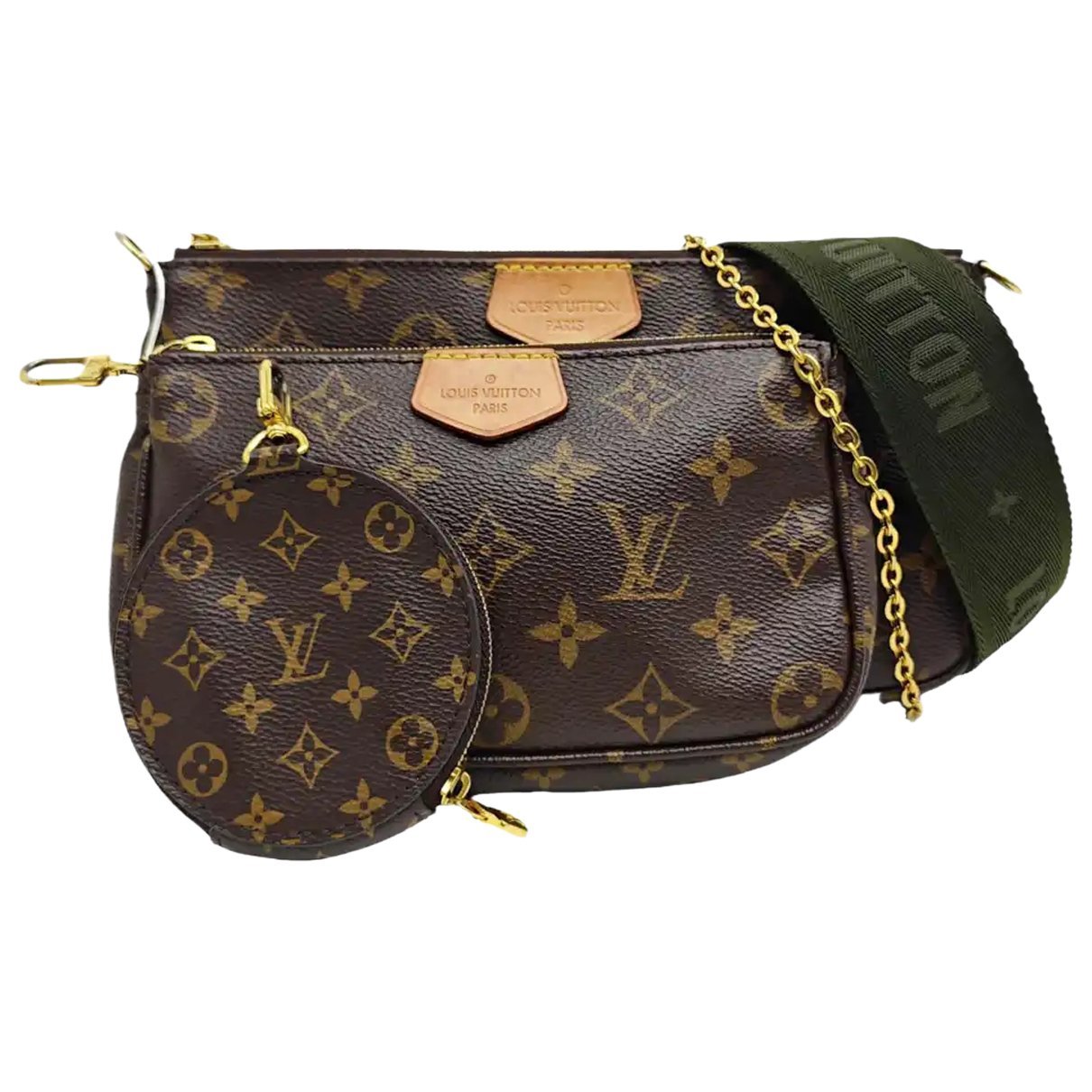 Maxi Multi Pochette Accessoires leather crossbody bag