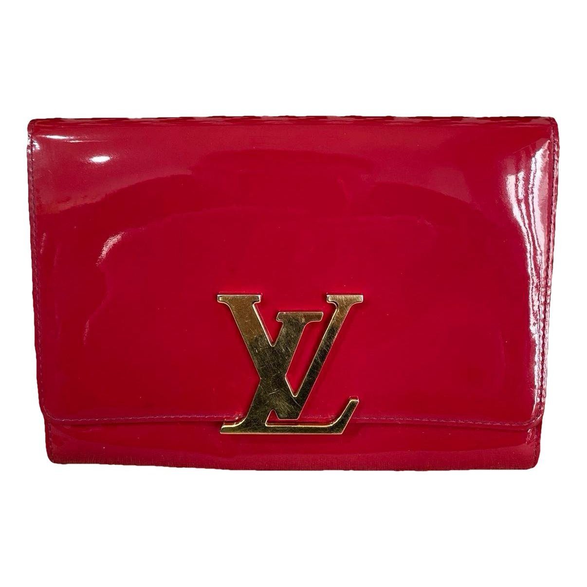 Patent leather clutch bag