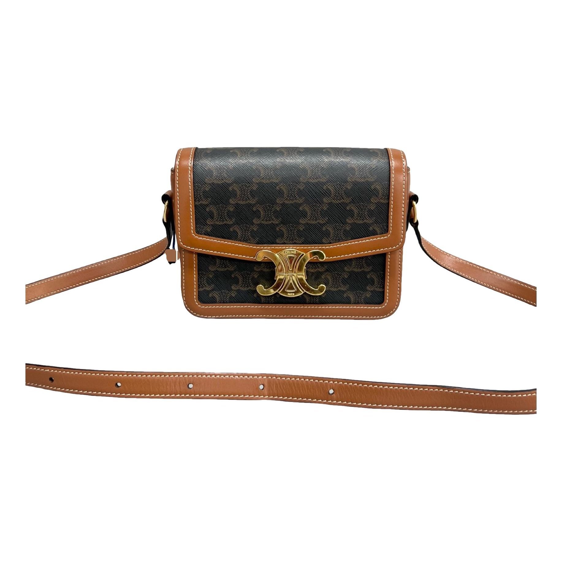 Triomphe cloth handbag