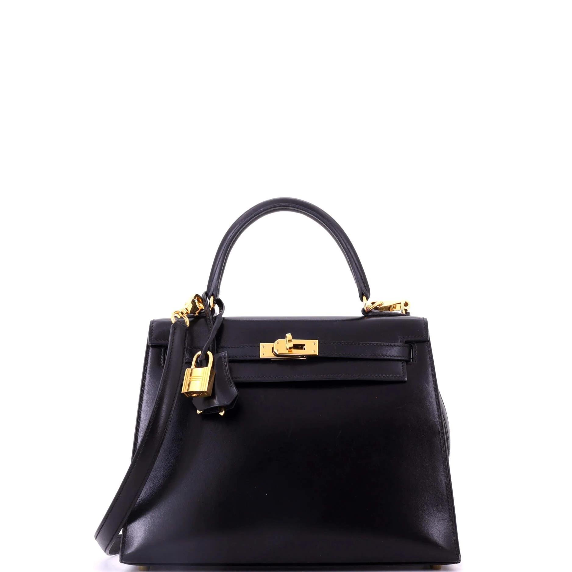Kelly 25 leather handbag