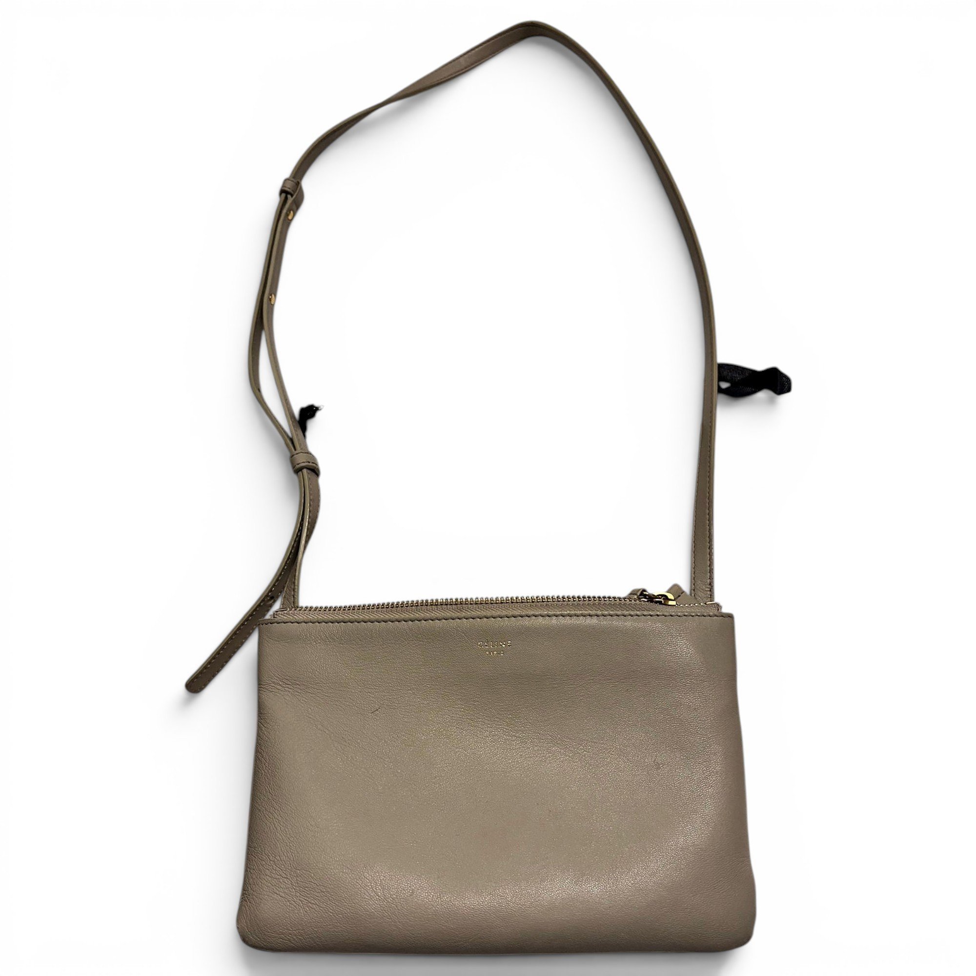 Trio leather crossbody bag